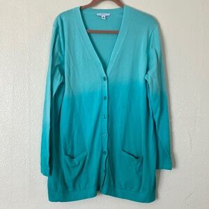 Isaac Mizrahi Live! Hombre Longline Cardigan, 2X